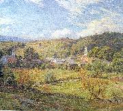 Metcalf, Willard Leroy The Village- September Morning china oil painting reproduction